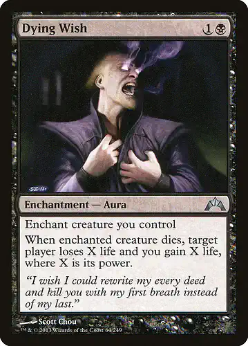 Dying Wish - gtc Spoiler