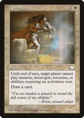 Abeyance - wth Spoiler