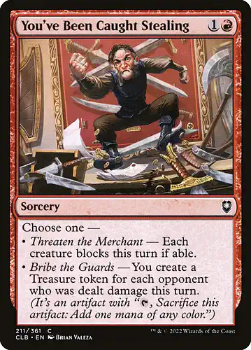 You've Been Caught Stealing - clb Spoiler