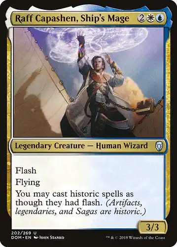 Raff Capashen, Ship's Mage - dom Spoiler