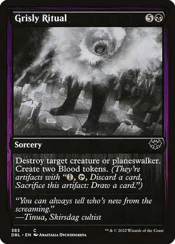 Grisly Ritual - dbl Spoiler