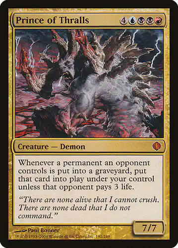 Prince of Thralls - ala Spoiler