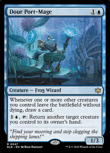 Dour Port-Mage - blb Spoiler
