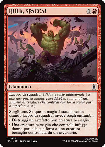 HULK SMASH! - msh Spoiler