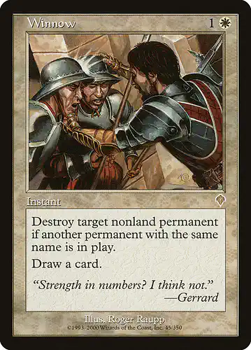 Winnow - inv Spoiler