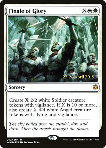 Finale of Glory - war Spoiler