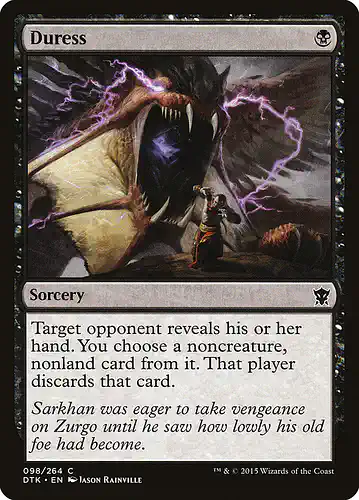 Duress - dtk Spoiler