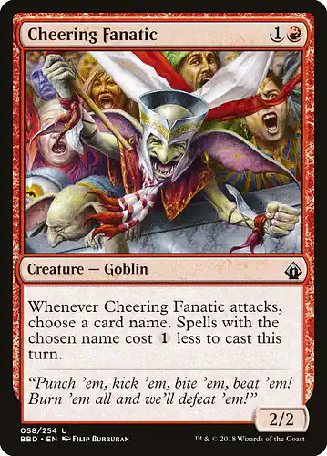 Cheering Fanatic - bbd Spoiler