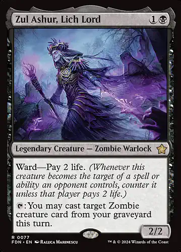 Zul Ashur, Lich Lord - fdn Spoiler