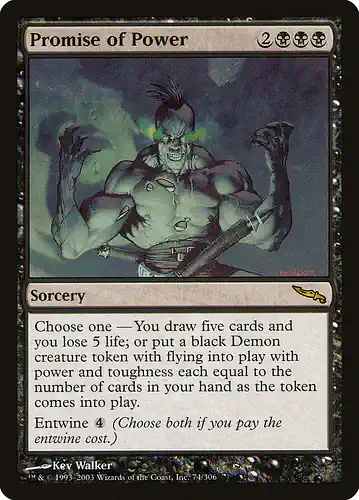 Promise of Power - mrd Spoiler