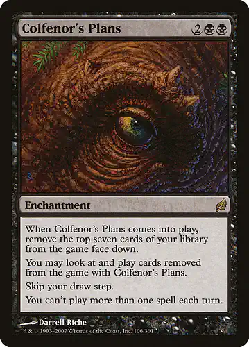Colfenor's Plans - lrw Spoiler