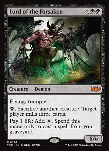 Lord of the Forsaken - tdc Spoiler