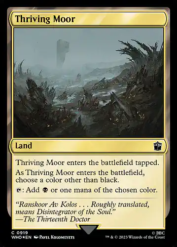 Thriving Moor - who Spoiler