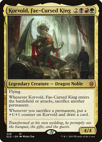 Korvold, Fae-Cursed King - eld Spoiler