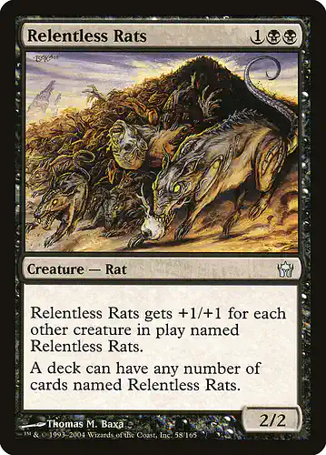 Relentless Rats - 5dn Spoiler