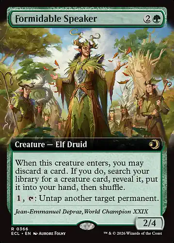 Formidable Speaker - ecl Spoiler