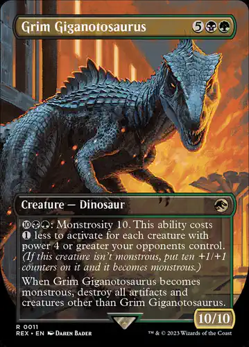 Grim Giganotosaurus - rex Spoiler