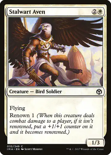Stalwart Aven - ima Spoiler