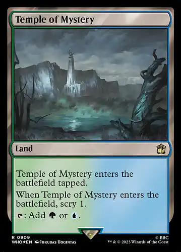 Temple of Mystery - who Spoiler