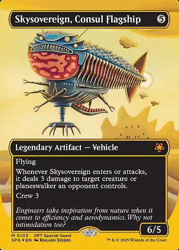 Skysovereign, Consul Flagship - spg Spoiler