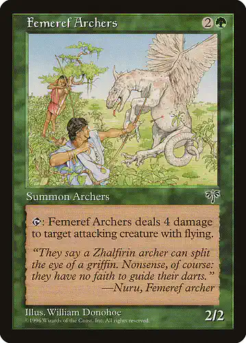 Femeref Archers - mir Spoiler