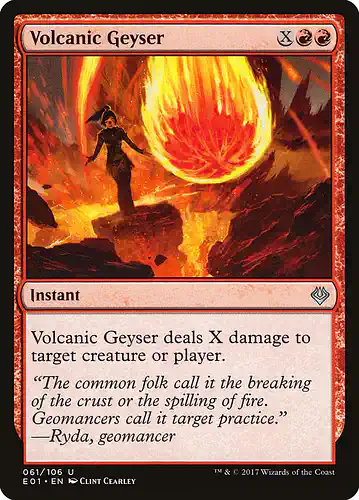 Volcanic Geyser - e01 Spoiler