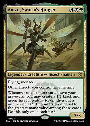 Amzu, Swarm's Hunger - clu Spoiler