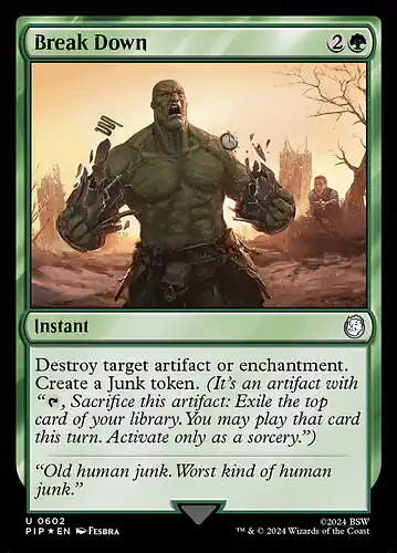 Break Down - pip Spoiler