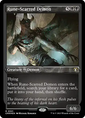 Rune-Scarred Demon - cmm Spoiler