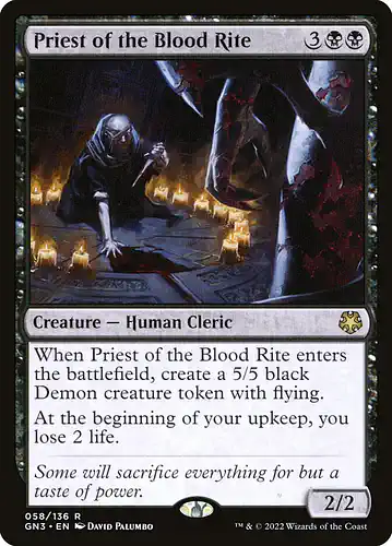 Priest of the Blood Rite - gn3 Spoiler