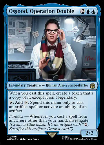 Osgood, Operation Double - who Spoiler