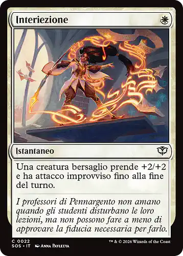 Interjection - sos Spoiler