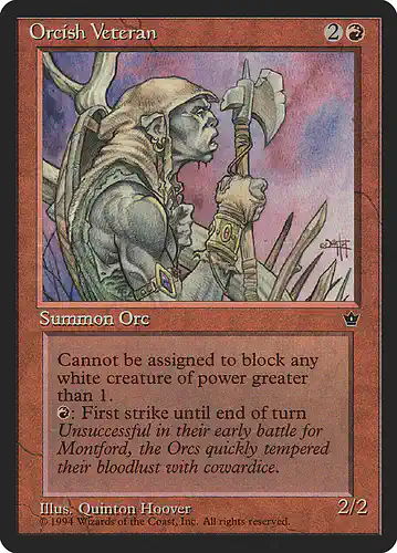Orcish Veteran - fem Spoiler