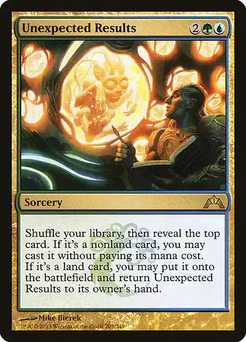 Unexpected Results - gtc Spoiler