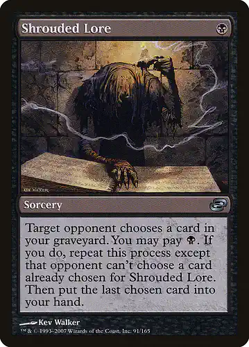 Shrouded Lore - plc Spoiler