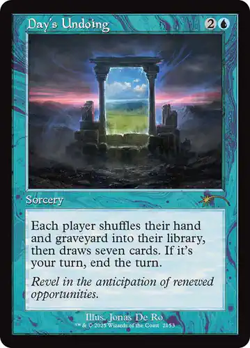 Day's Undoing - sld Spoiler