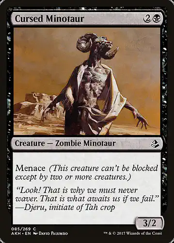 Cursed Minotaur - akh Spoiler