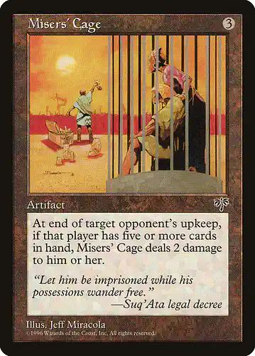 Misers' Cage - mir Spoiler