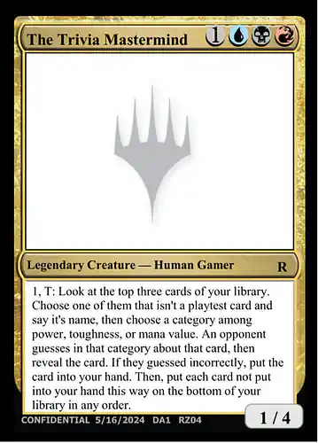 The Trivia Mastermind - unk Spoiler