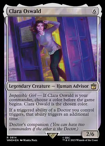 Clara Oswald - who Spoiler