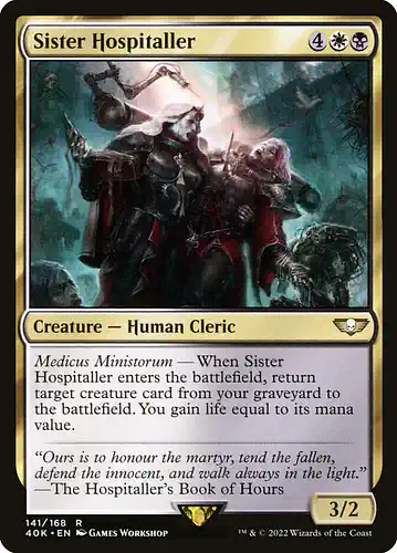 Sister Hospitaller - 40k Spoiler