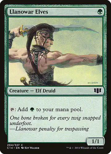Llanowar Elves - c14 Spoiler
