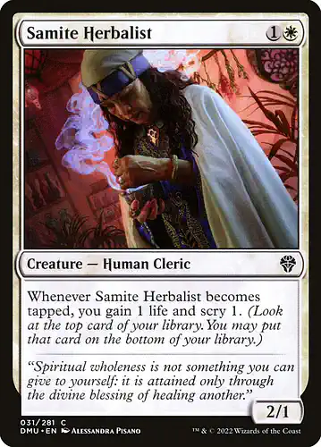 Samite Herbalist - dmu Spoiler