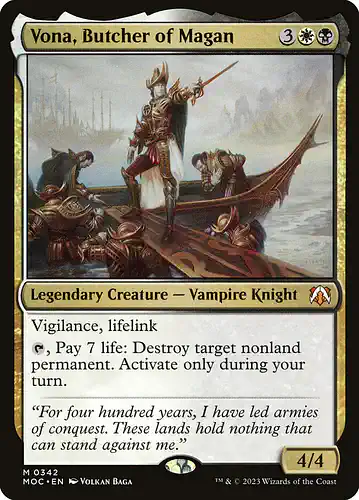 Vona, Butcher of Magan - moc Spoiler