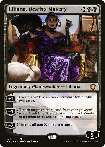Liliana, Death's Majesty - mic Spoiler