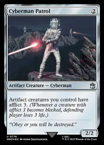 Cyberman Patrol - who Spoiler