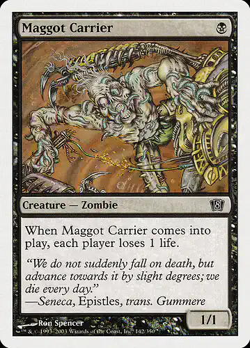 Maggot Carrier - 8ed Spoiler