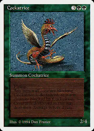 Cockatrice - sum Spoiler