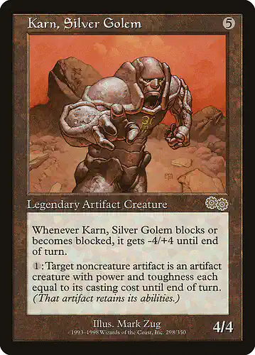 Karn, Silver Golem - usg Spoiler