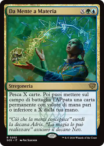 Mind into Matter - sos Spoiler